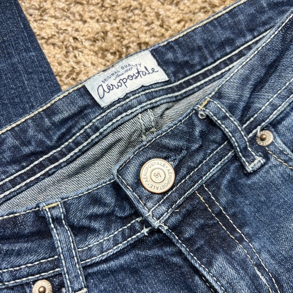 Aeropostale Women's Flare Jeans in Blue - Picture 7 of 11